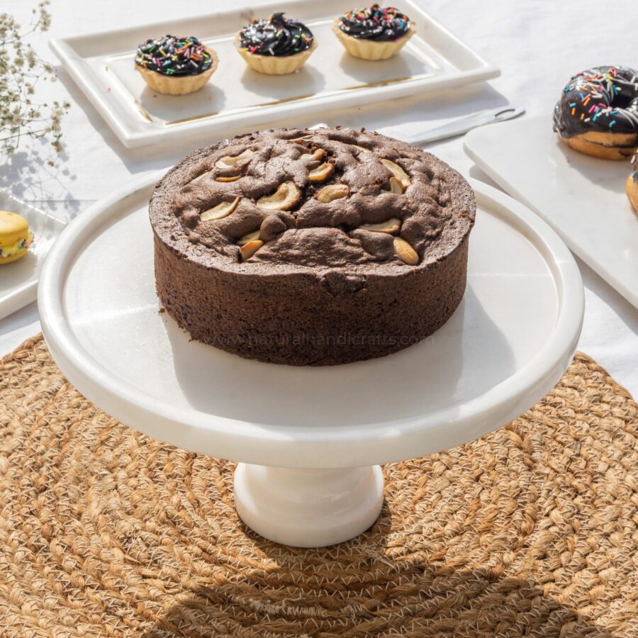 White Marble Cake & Pastry Stand