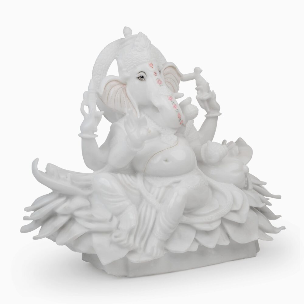 Ganesh Ji On Lotus Flower - Image 2