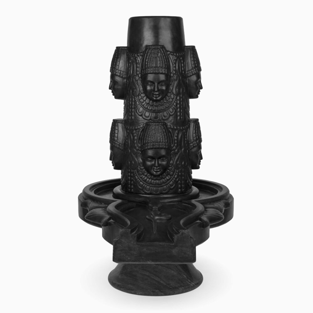 Asthmukhi Shivlinga Marble Statue - Image 2