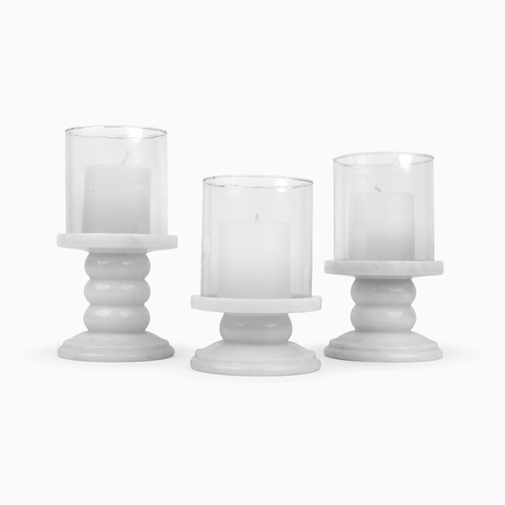 Marble and Glass Luxe Candleholder