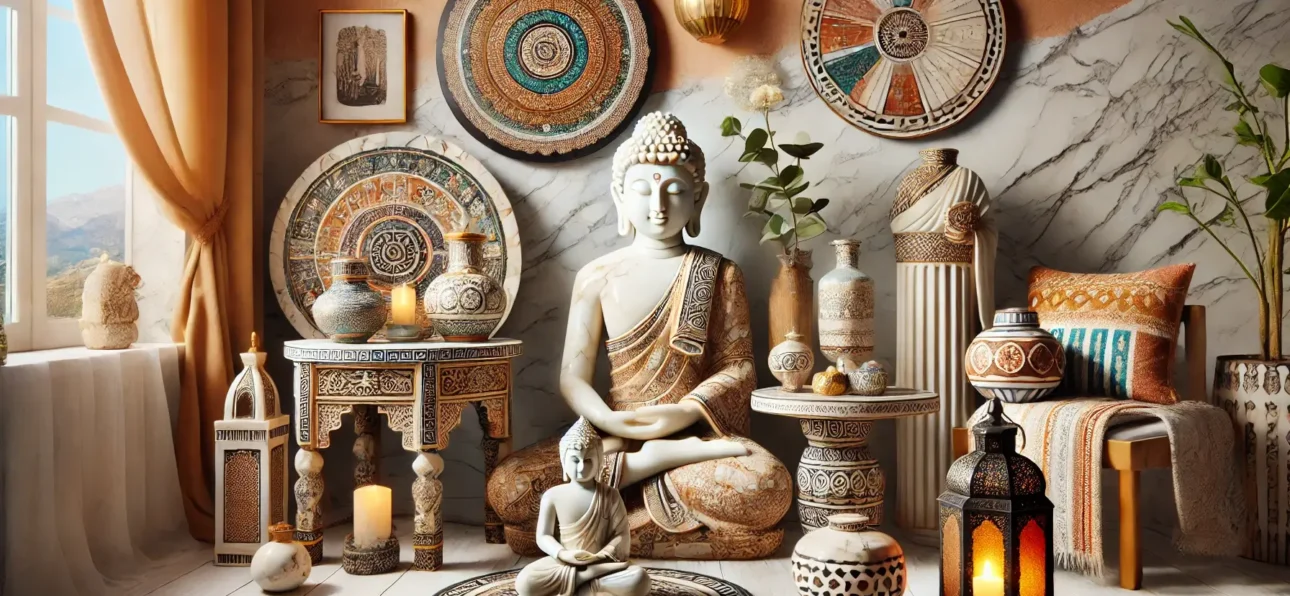 Creating a Cultural Blend in Decor with Marble Handicrafts