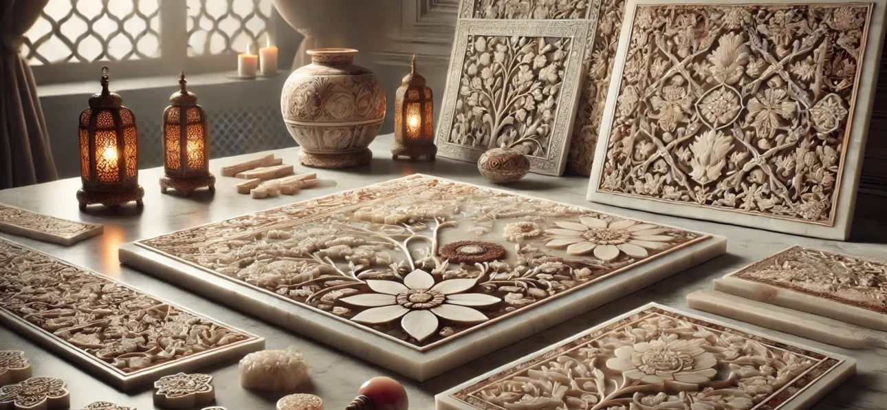 Intricate Marble Inlays: A Testament to Skilled Artisanship