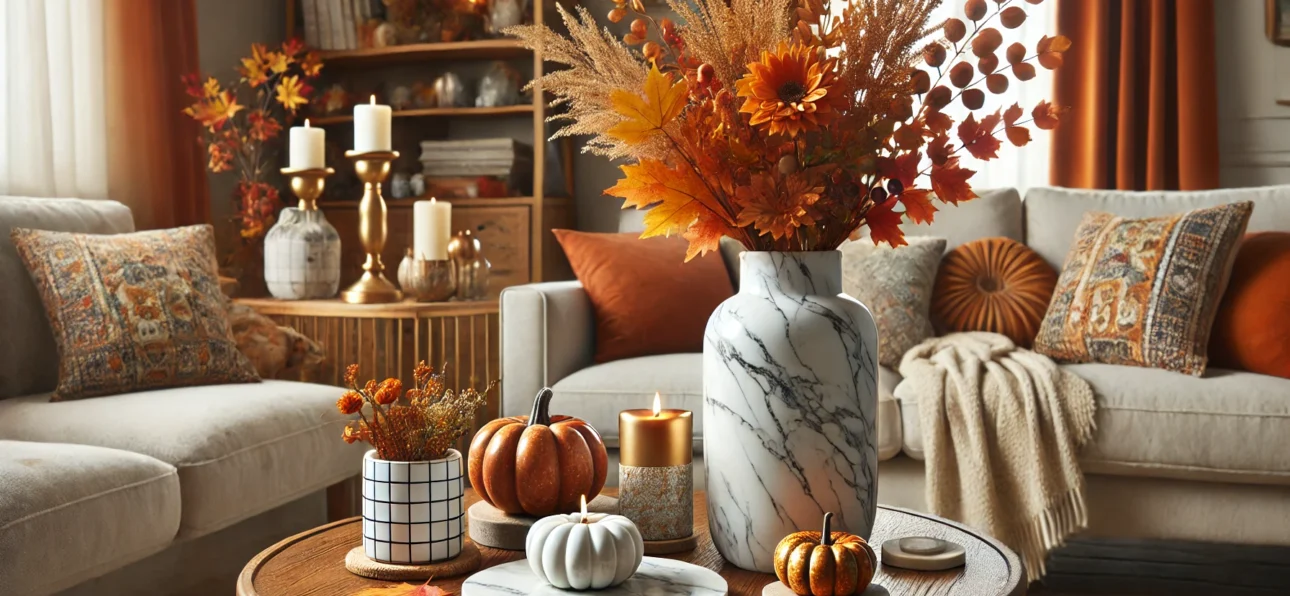 Transitioning Your Decor for Autumn with Marble Accents