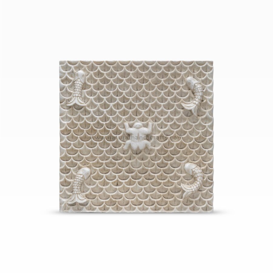 Majestic Aquatic Symmetry Wall Art Panel