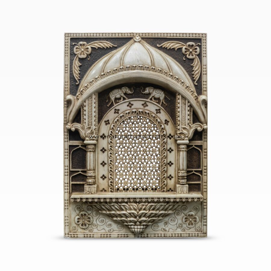 Ornamental Floral Mehraab Heritage Wall Art Panel