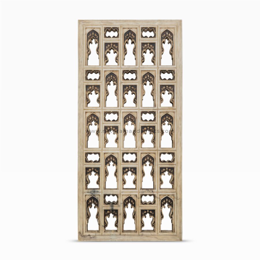 Majestic Multi-Arch Heritage Marble Wall Panel